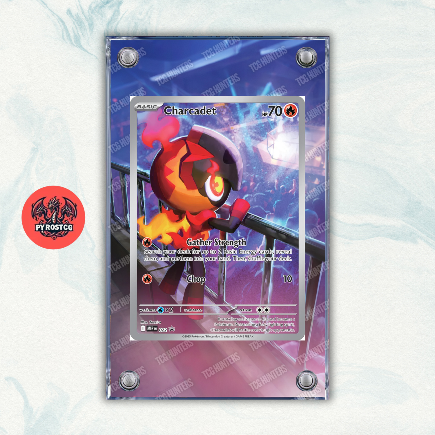 Pokémon Teca Magnetica Acrilico Extended Art - Charcadet MEP 022 | Display Case0