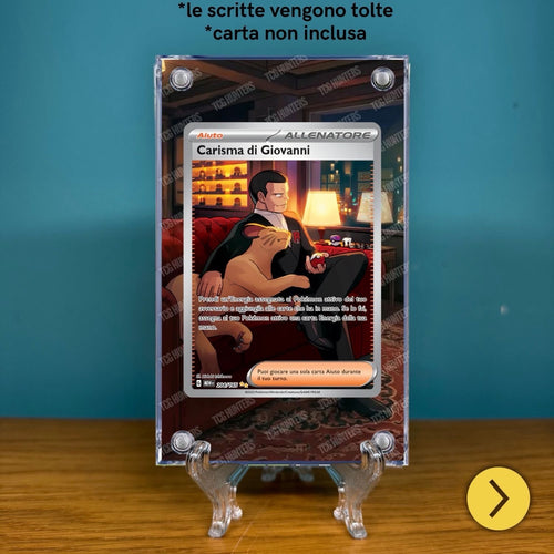 Pokémon Teca Magnetica Acrilico Extended Art - Carisma Di Giovanni  | Display  1
