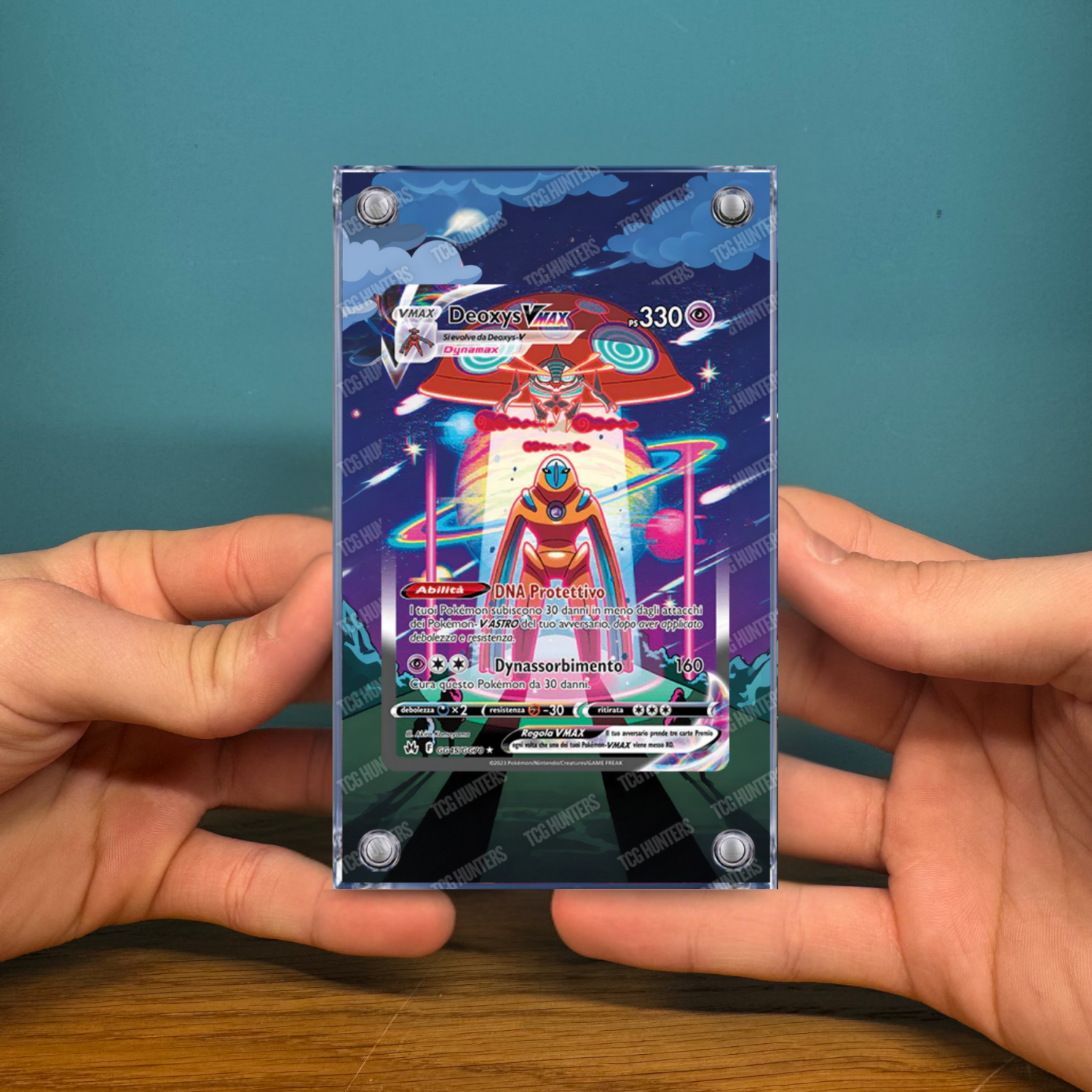 Pokémon Teca Magnetica Acrilico Extended Art - Deoxys CRZ GG45 | Display Case2