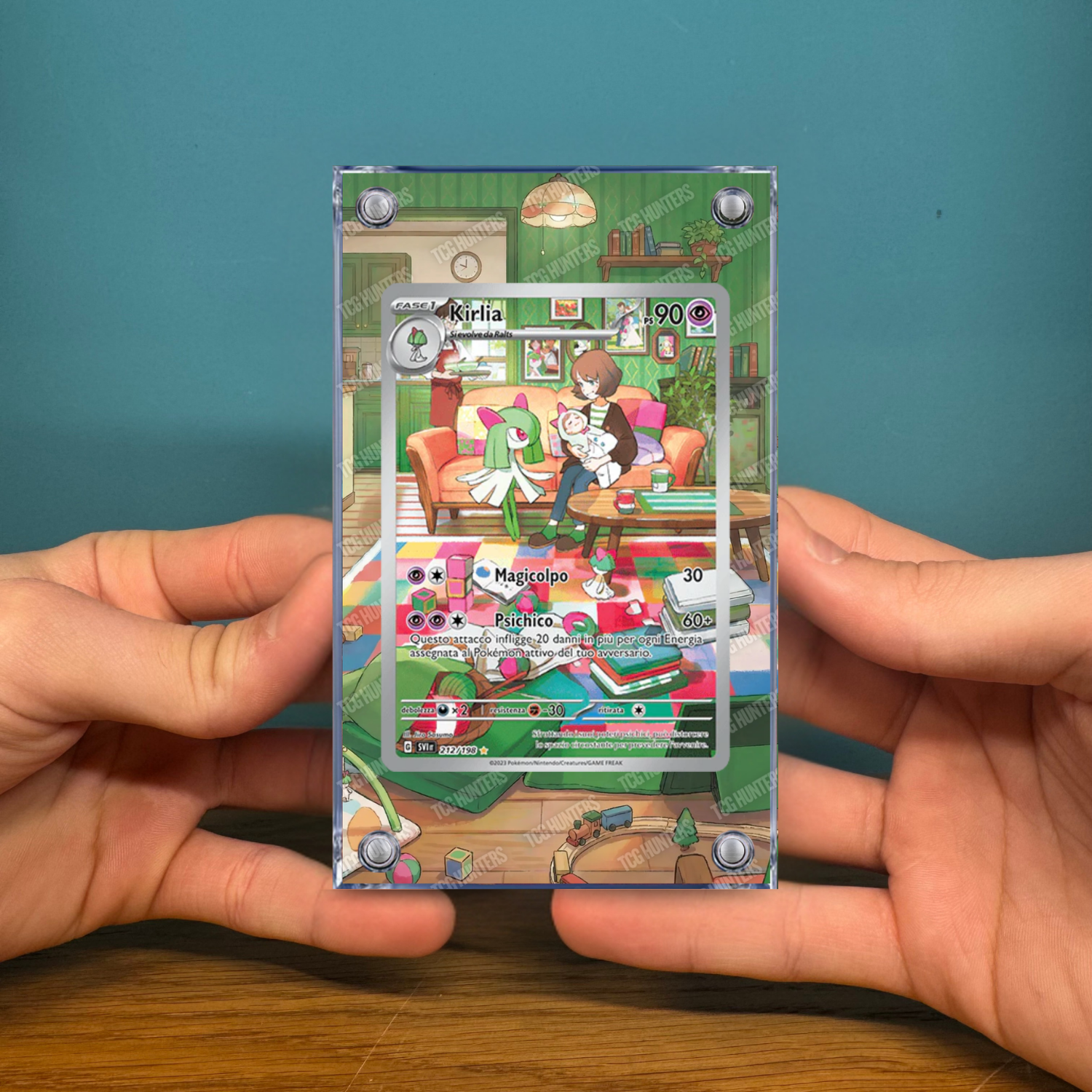 Pokémon Teca Magnetica Acrilico Extended Art - Kirlia SVI 212/198 | Display Case2