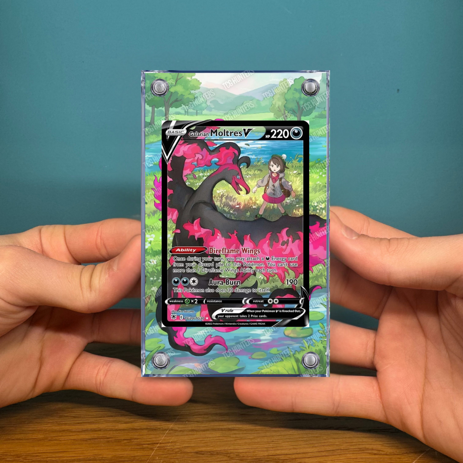 Pokémon Teca Magnetica Extended Art - Moltres di Galar V (ASR TG20) | Display1