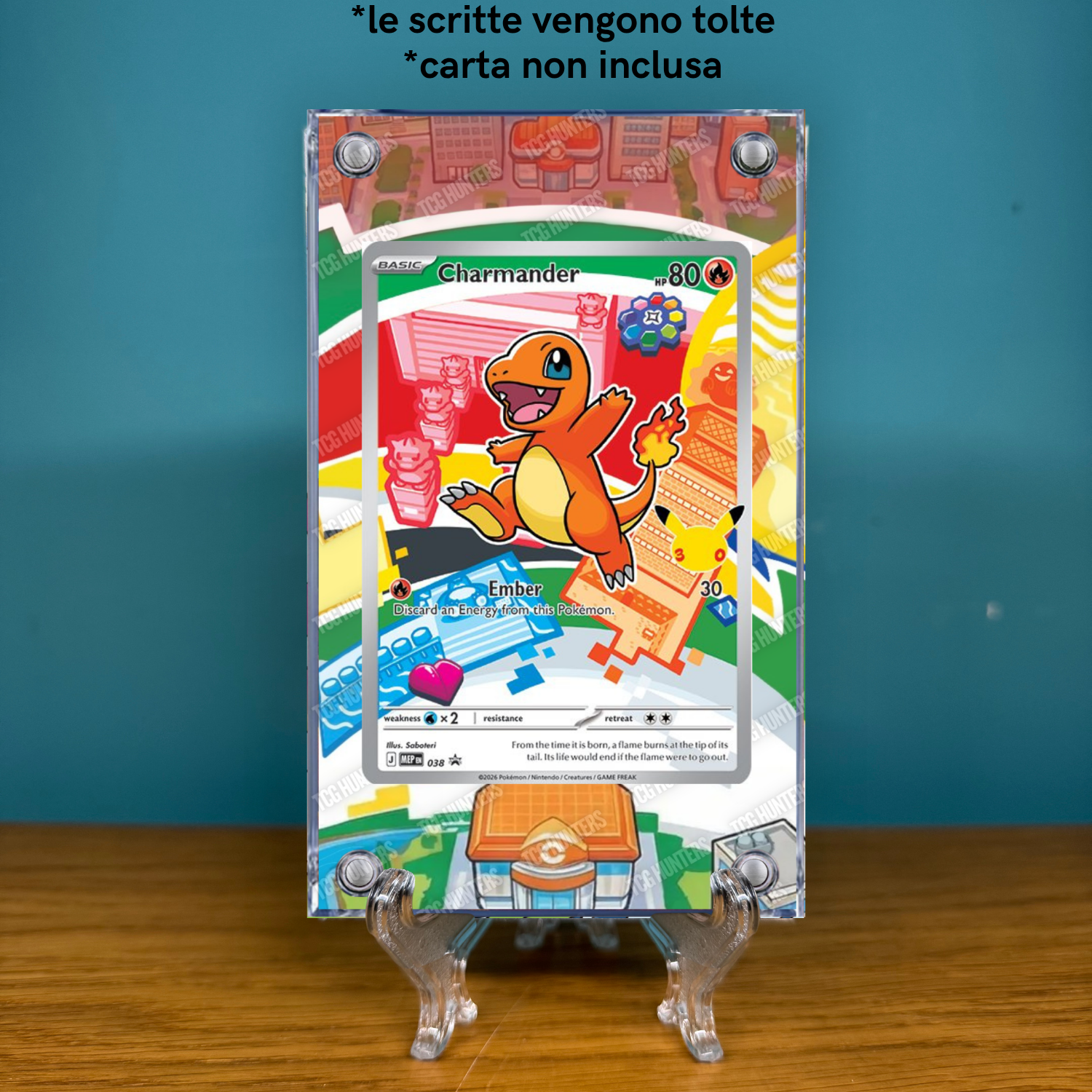 Pokémon Teca Magnetica Extended Art - Charmander (MEP 038) | Display Case1
