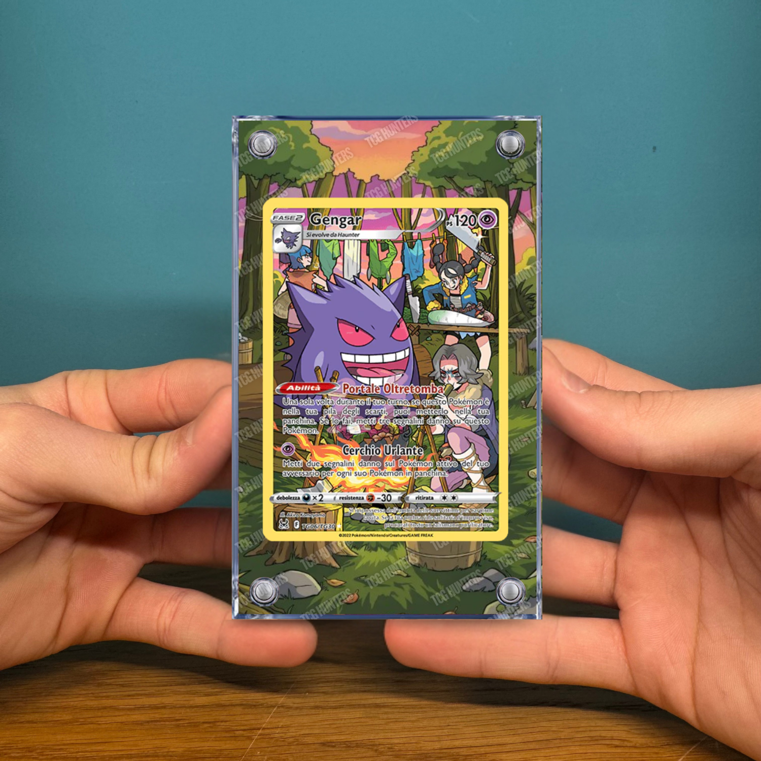 Pokémon Teca Magnetica Acrilico Extended Art - Gengar (LOR TG06) | Display Case2