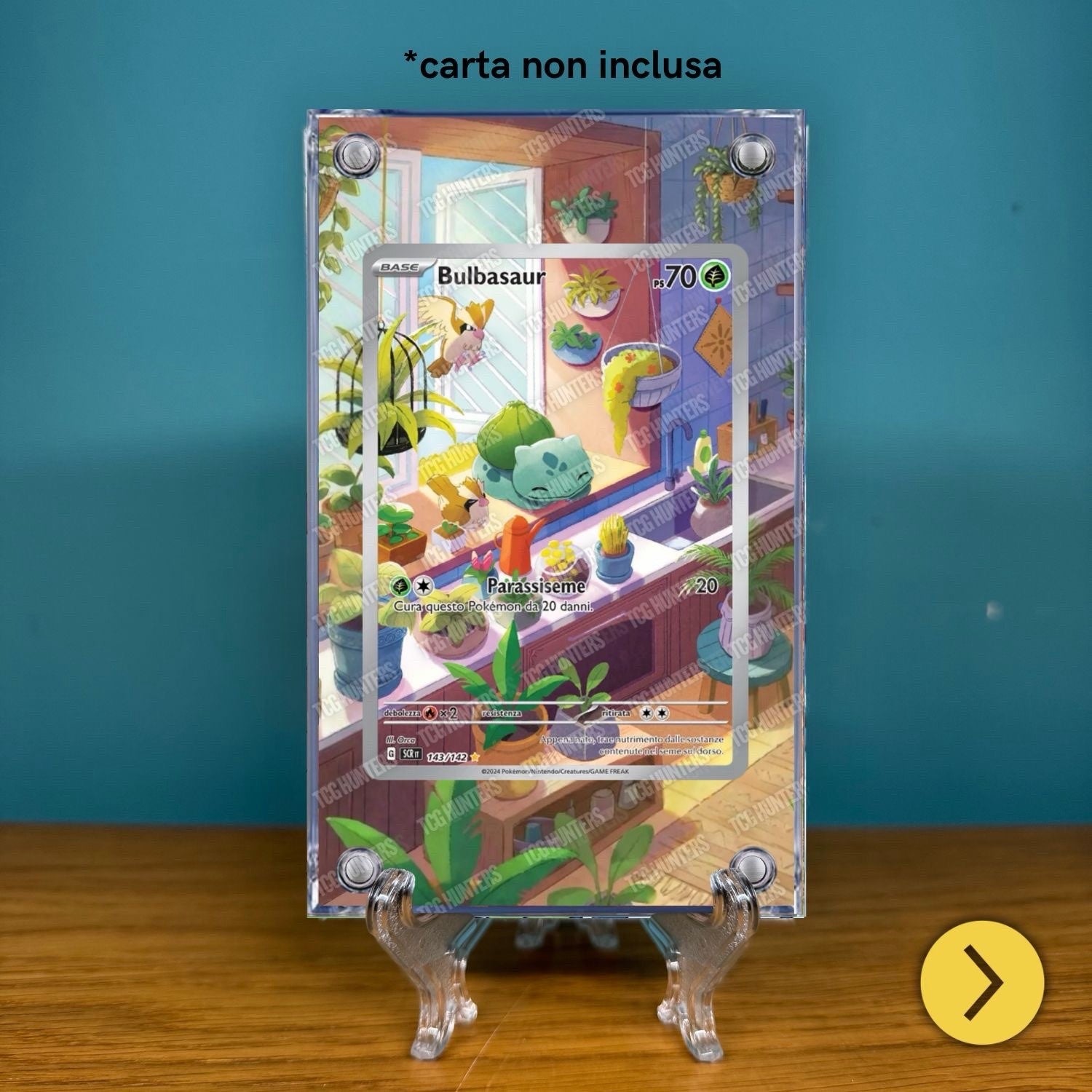 Teca Magnetica Acrilico Extended Art - Bulbasaur 143 | Display Case1