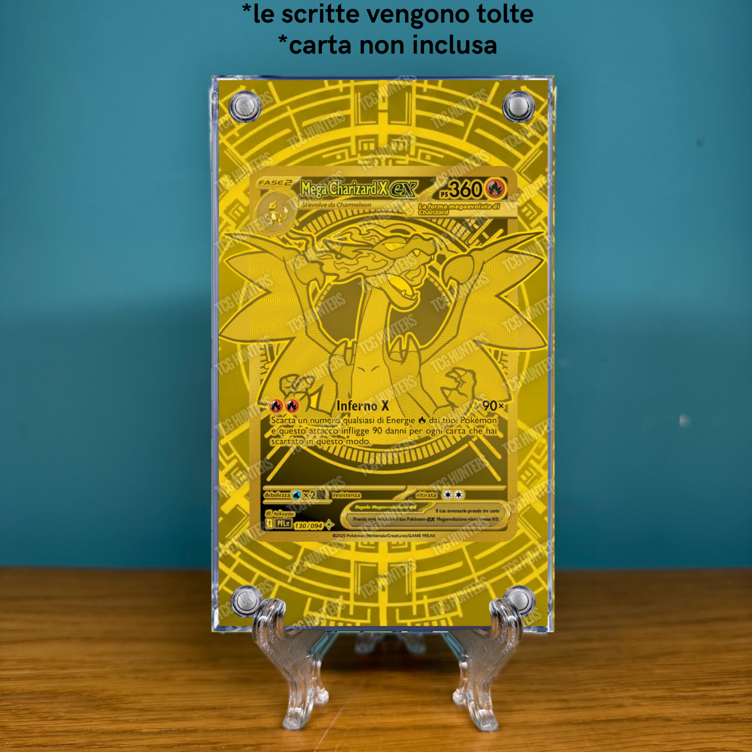 Pokémon Teca Magnetica Acrilico Extended Art - Charizard PFL 130 | Display Case1