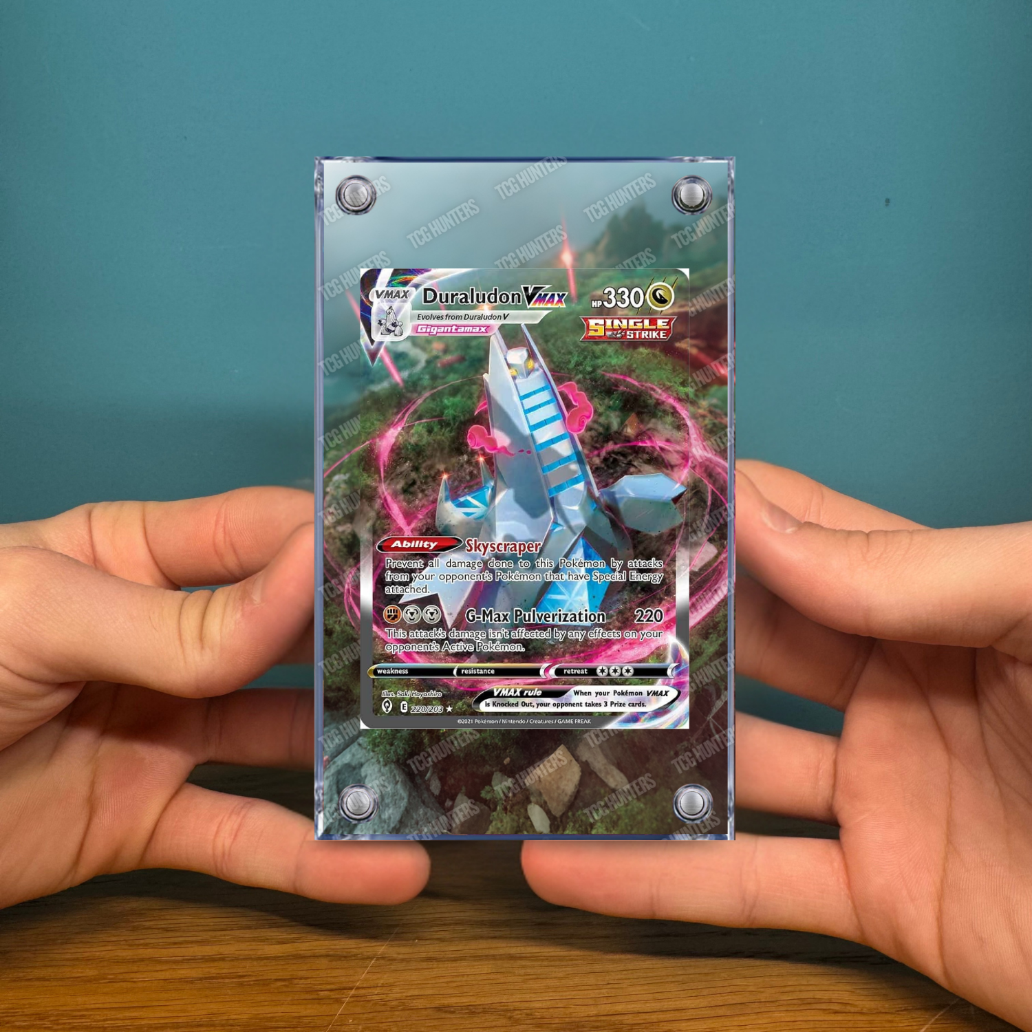 Pokémon Teca Magnetica Acrilico Extended Art - Duraludon EVS 220 | Display Case2