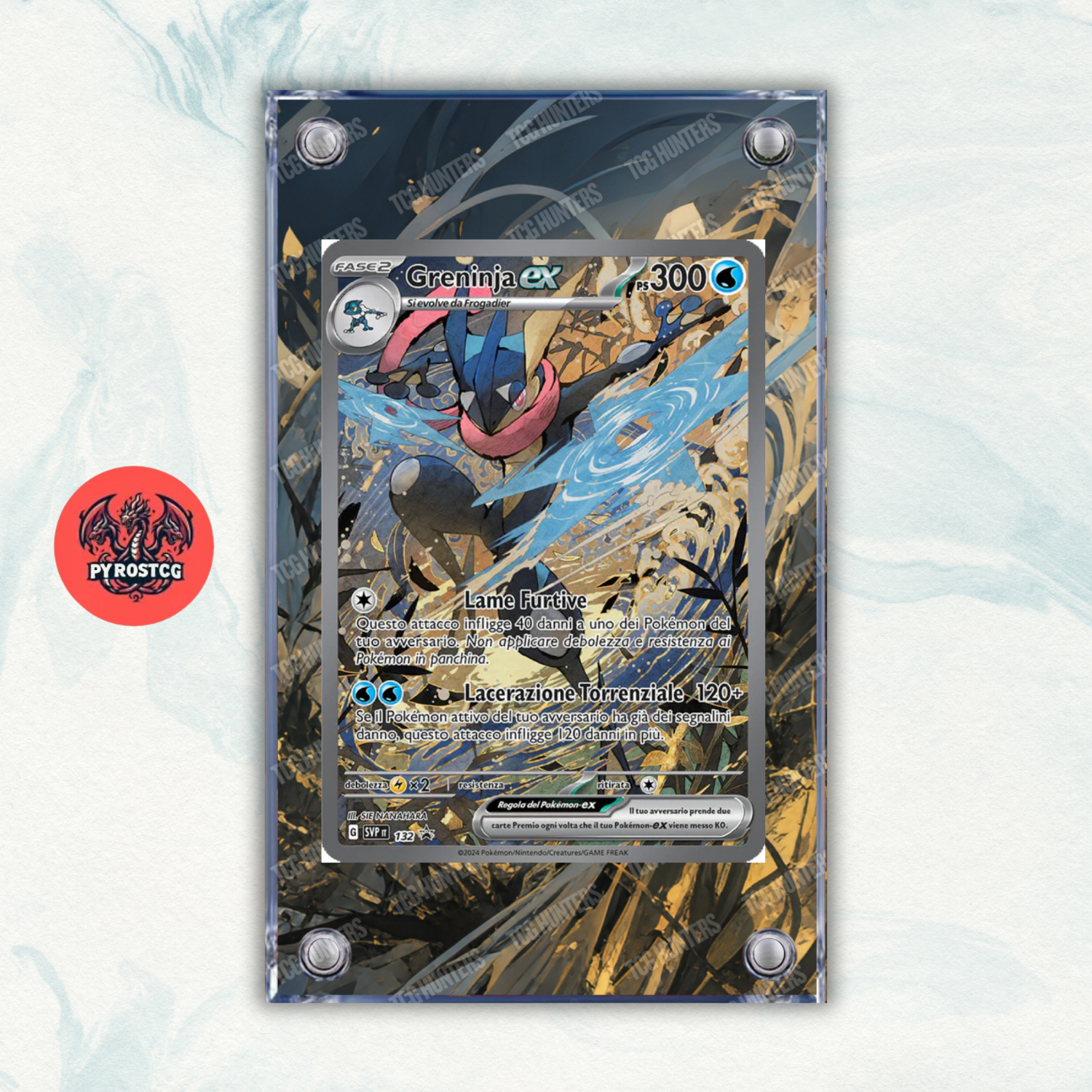 Pokémon Teca Magnetica Acrilico Extended Art - Greninja SVP 132 | Display Case0