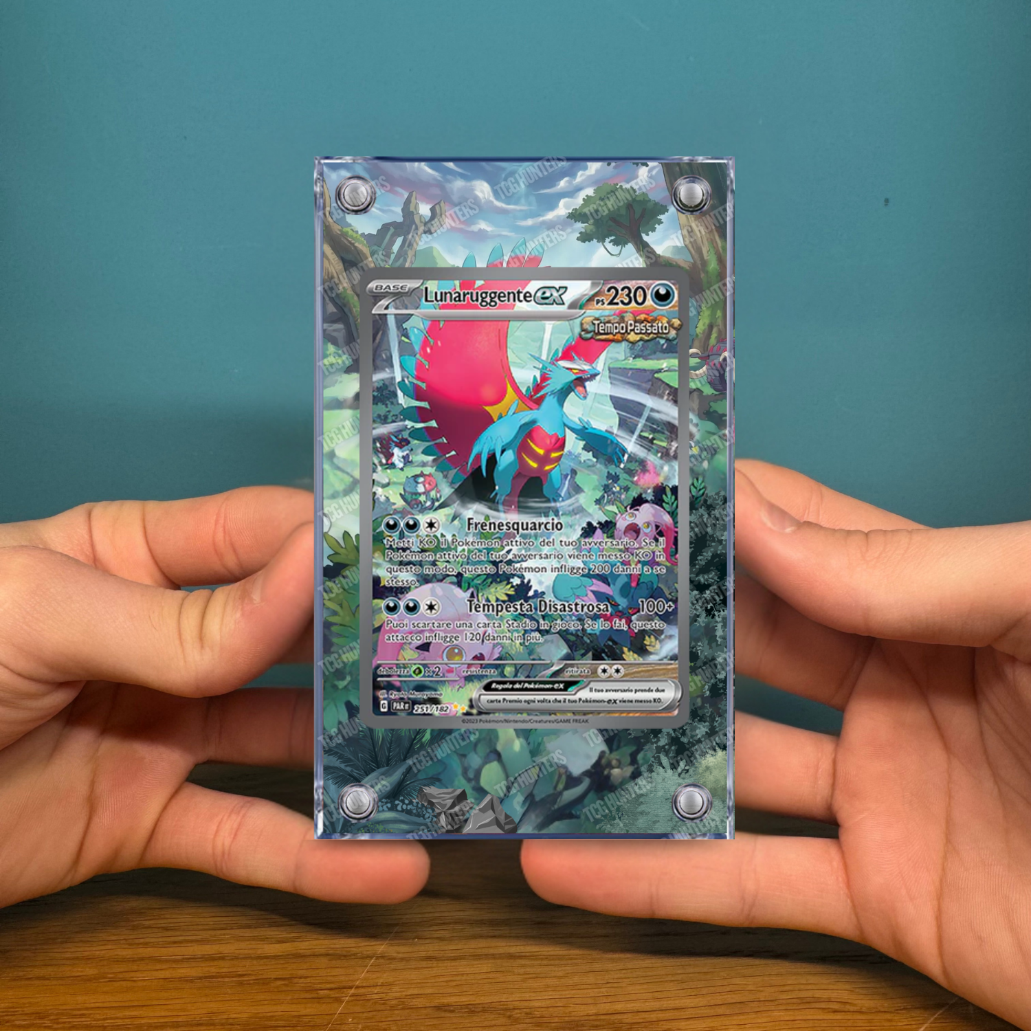 Pokémon Teca Magnetica Extended Art - Lunaruggente ex (PAR 251) | Display Case2