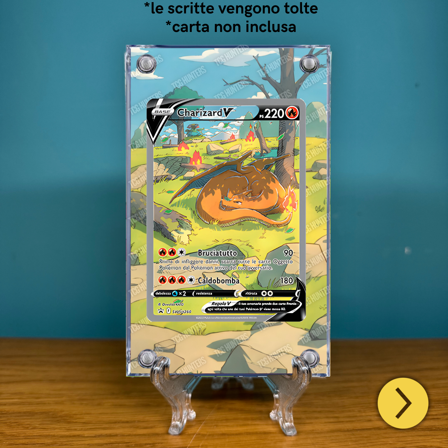 Pokémon Teca Magnetica Acrilico Extended Art - Charizard SWSH 260 | Display Case1