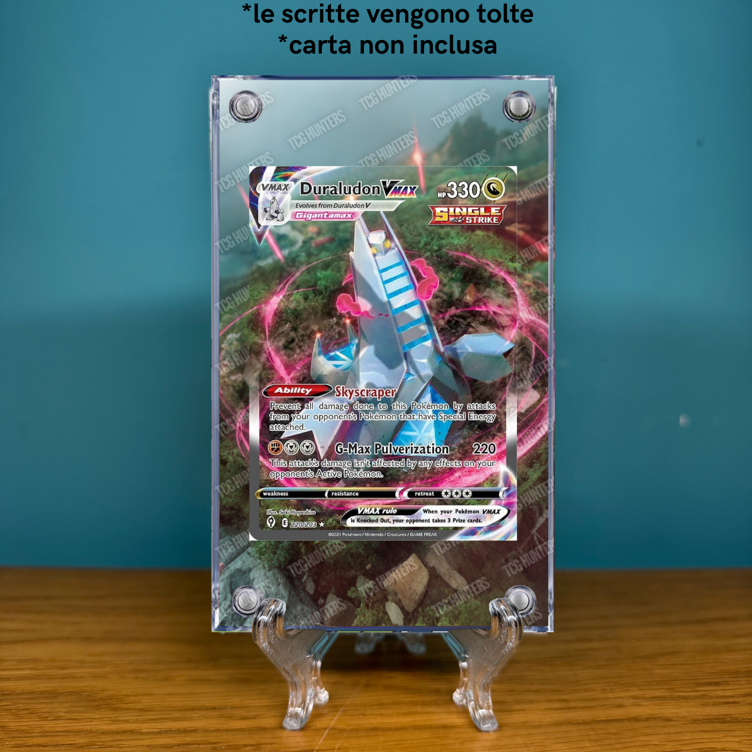 Pokémon Teca Magnetica Acrilico Extended Art - Duraludon EVS 220 | Display Case1