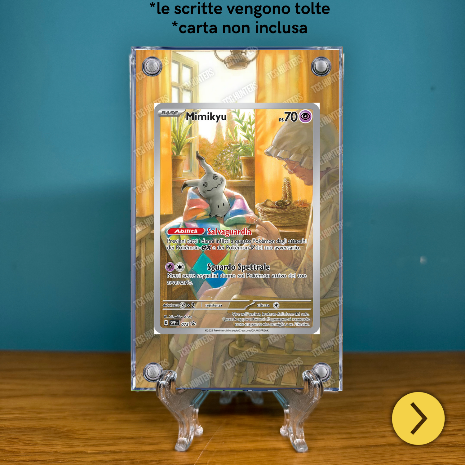 Pokémon Teca Magnetica Acrilico Extended Art - Mimikyu SVP 075 | Display Case1