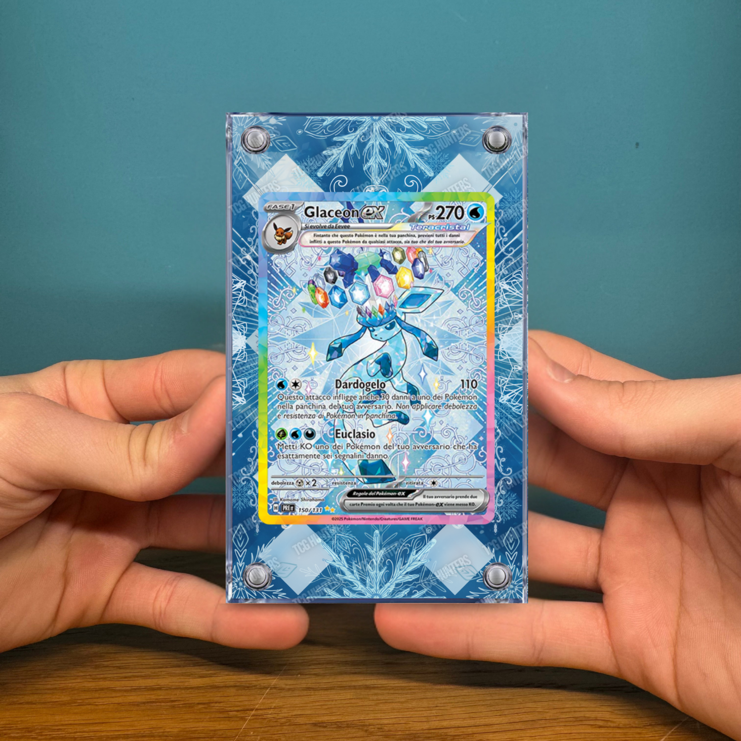 Pokémon Teca Magnetica Extended Art - Glaceon ex (PRE 150) | Display Case2
