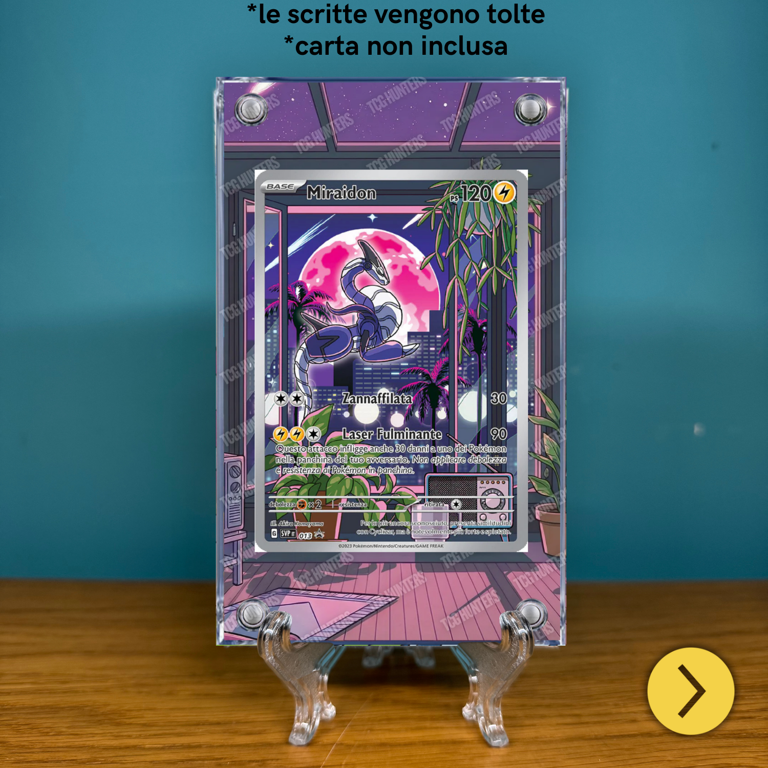 Pokémon Teca Magnetica Acrilico Extended Art - Miraidon SVP 013 | Display Case1