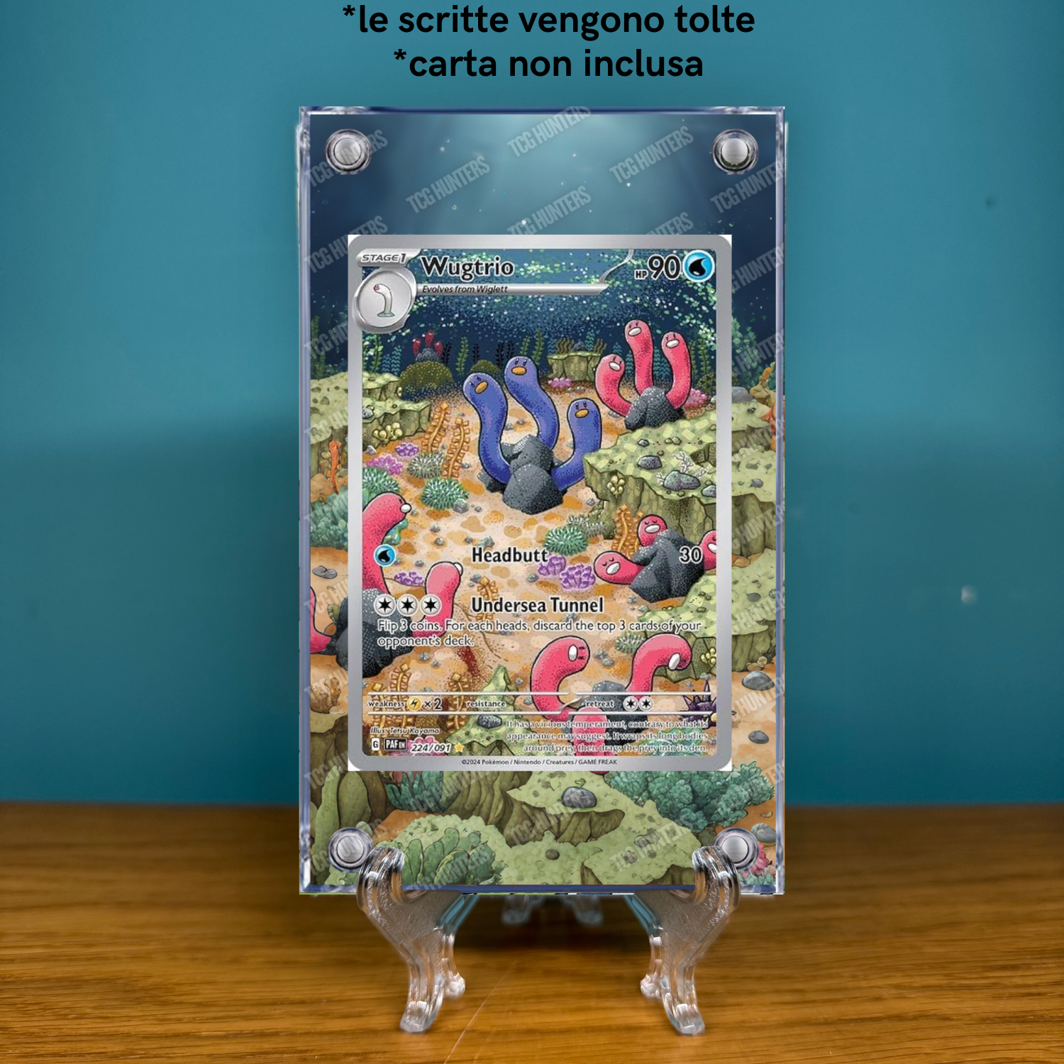 Pokémon Teca Magnetica Acrilico Extended Art - Wugtrio (PAF 224) | Display Case1