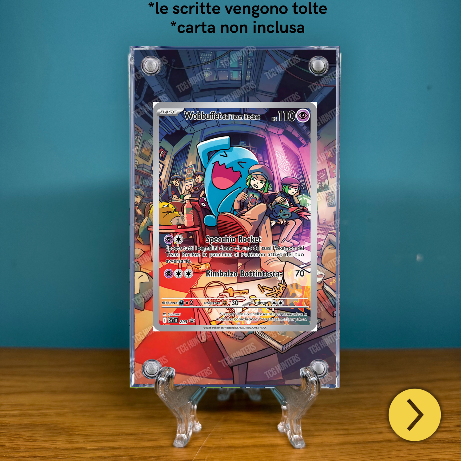 Pokémon Teca Magnetica Acrilico Extended Art - Wobbuffet SVP 203 | Display Case1