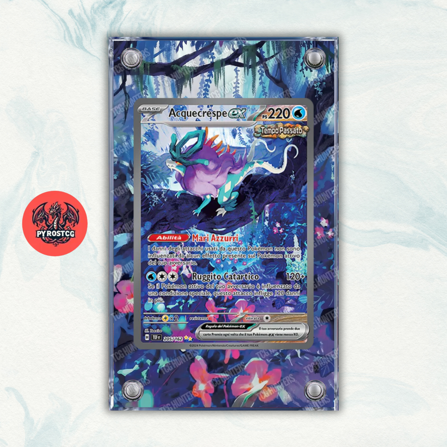 Pokémon Teca Magnetica Extended Art - Acquecrespe TEF 205 | Display Case0