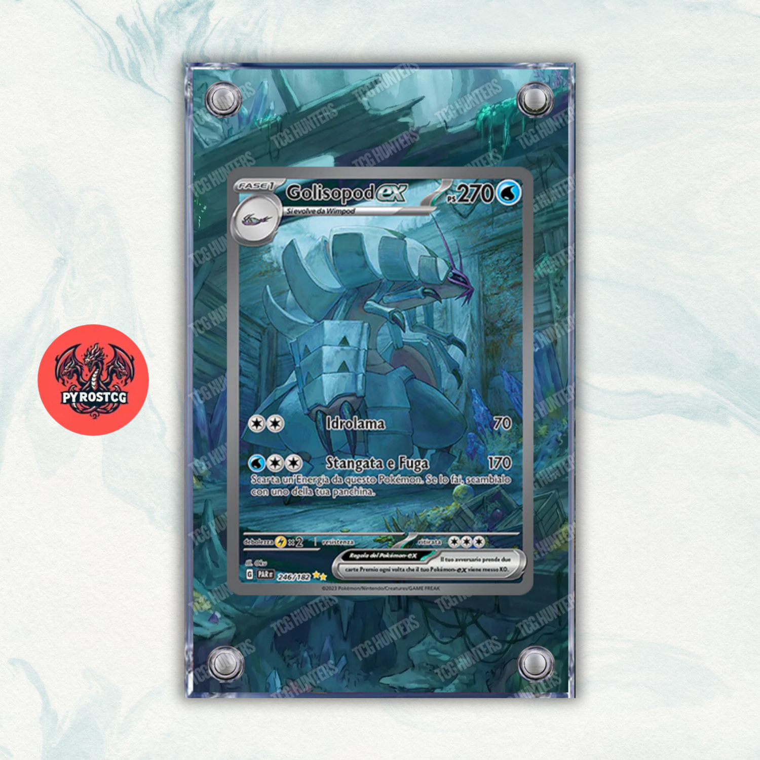 Pokémon Teca Magnetica Acrilico Extended Art - Golisopod PAR 246  | Display Case0