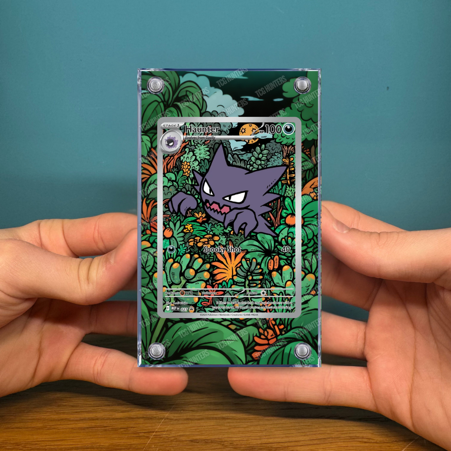 Pokémon Teca Magnetica Acrilico Extended Art - Haunter (MEP 027) | Display Case2