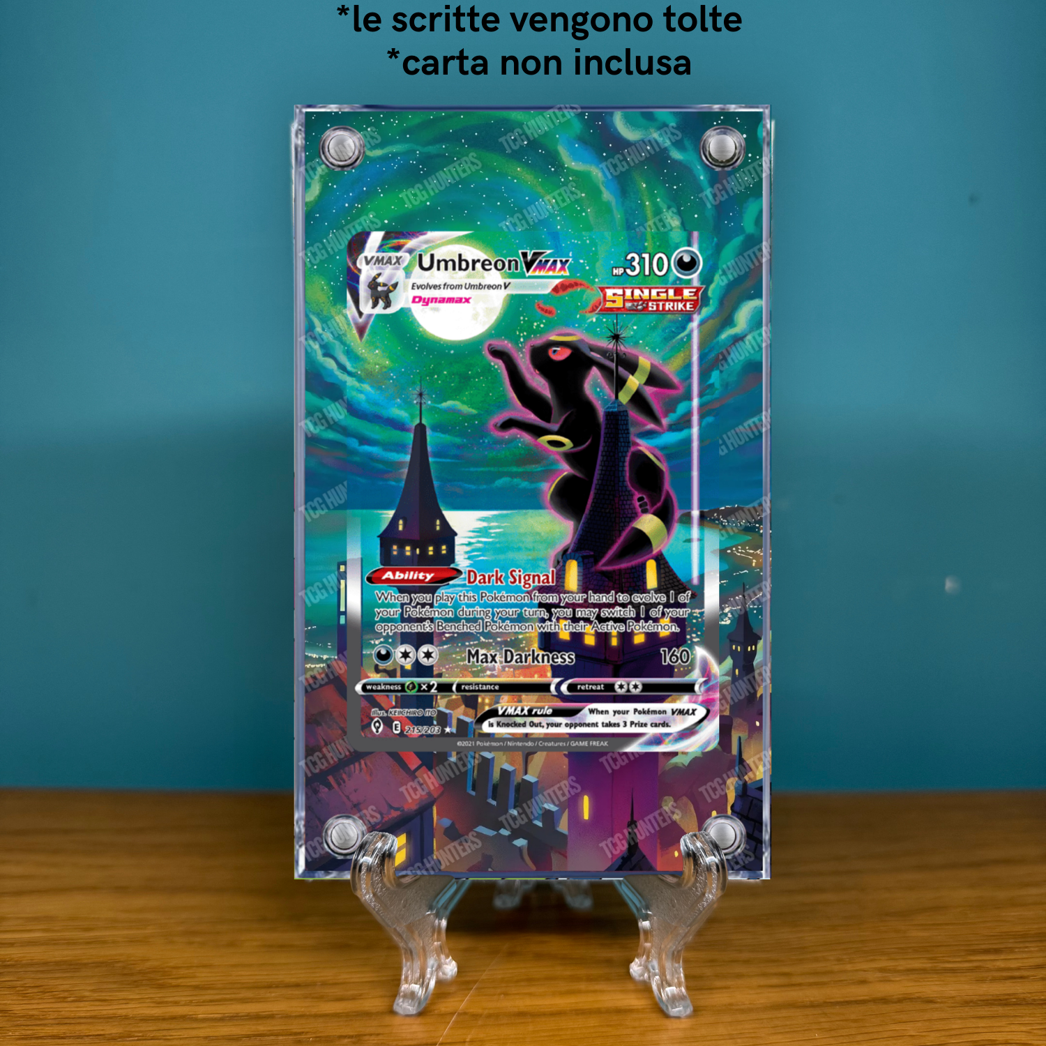 Pokémon Teca Magnetica Extended Art - Umbreon VMAX EVS 215 | Display Case1