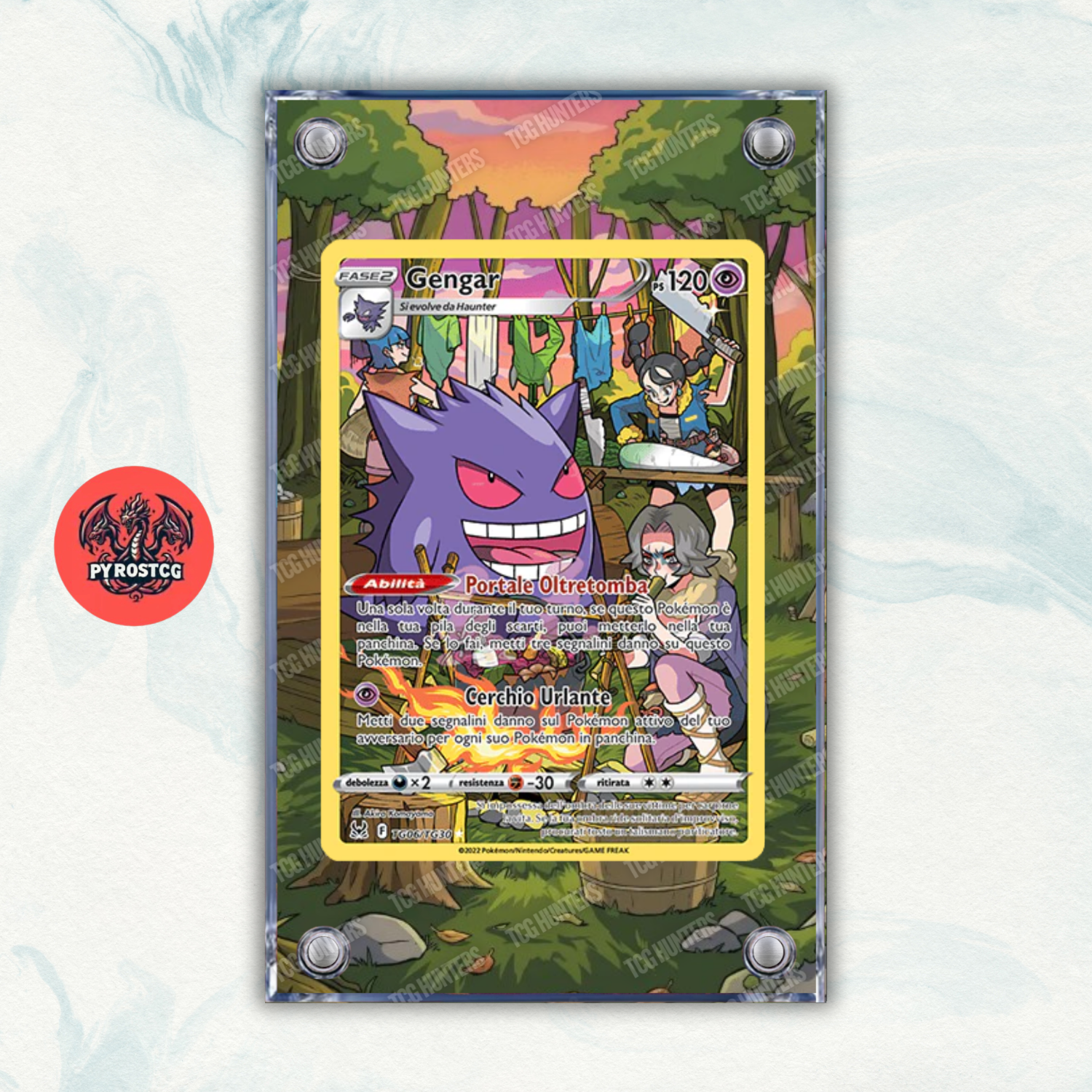 Pokémon Teca Magnetica Acrilico Extended Art - Gengar (LOR TG06) | Display Case0