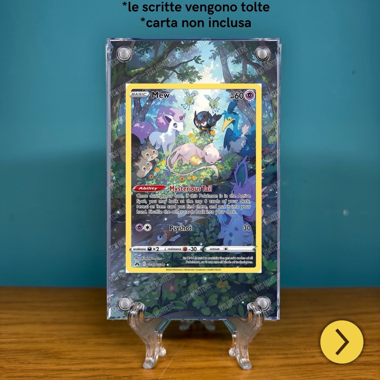 Pokémon Teca Magnetica Acrilico Extended Art - Mew CRZ GG10 | Display Case1