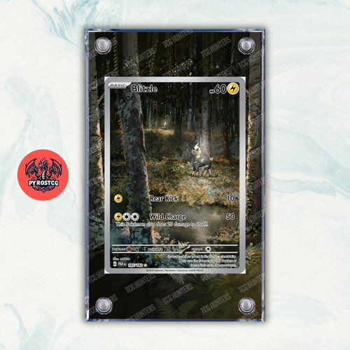 Pokémon Teca Magnetica Acrilico Extended Art - Blitzle (PAR 195) | Display Case0