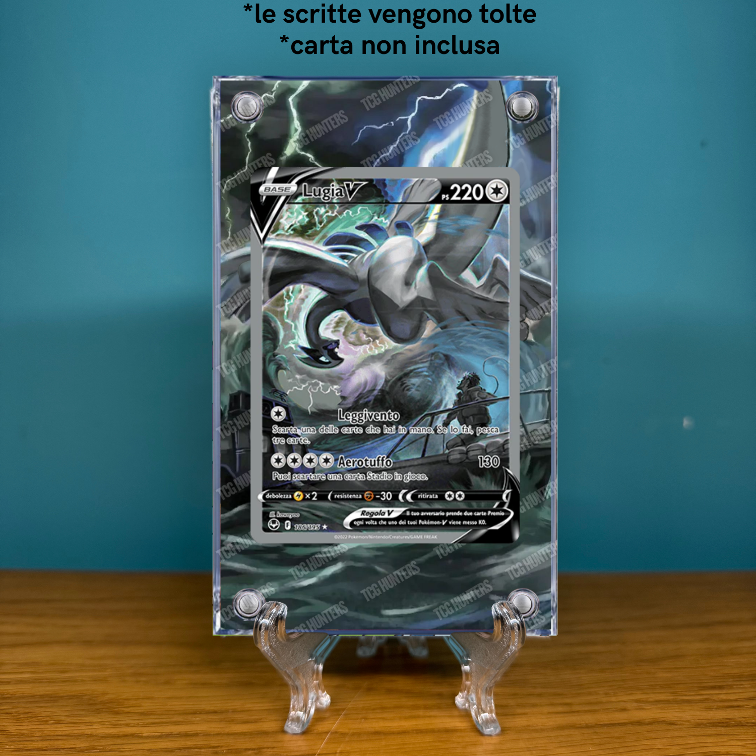 Pokémon Teca Magnetica Acrilico Extended Art - Lugia V SIT 186 | Display Case1