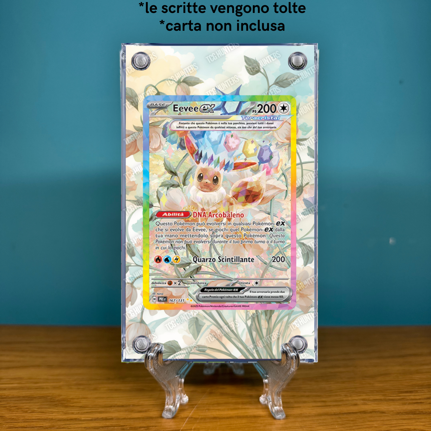 Pokémon Teca Magnetica Acrilico Extended Art - Eevee ex (PRE 167) | Display Case1