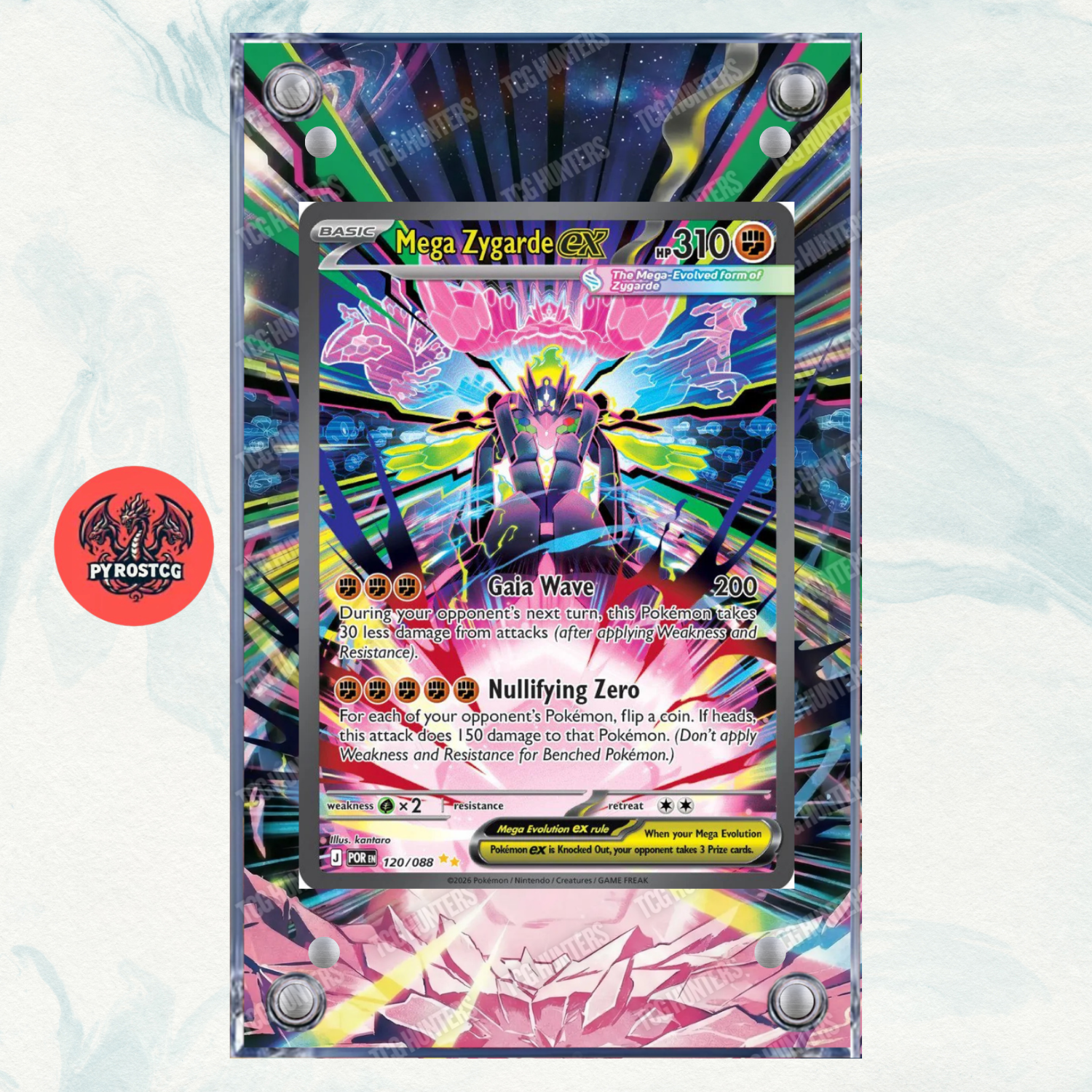 Pokémon Teca Magnetica Extended Art - Mega Zygarde (POR 120) | Display Case0