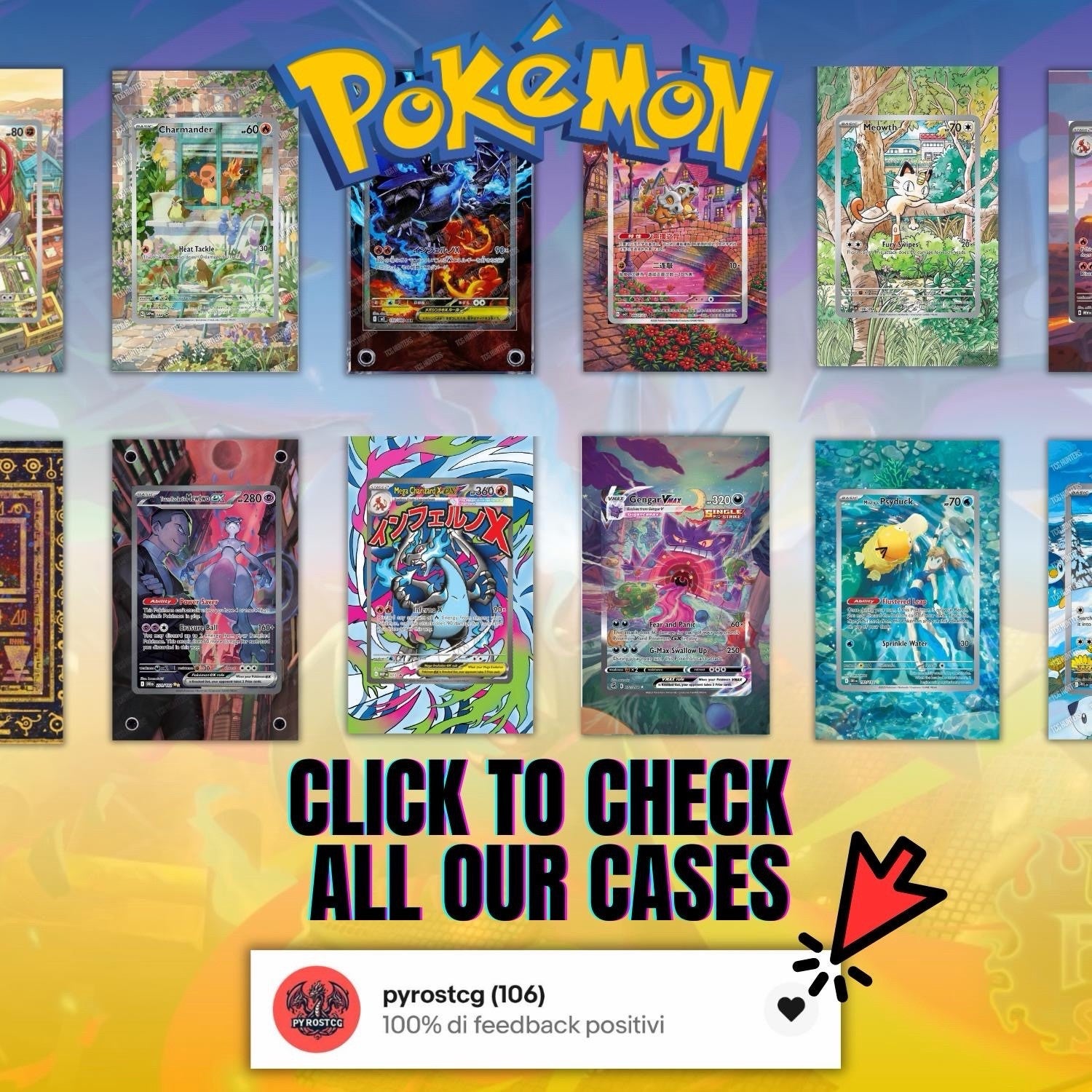 Pokémon Teca Magnetica Acrilico Extended Art - Entei V CRZ GG36 | Display Case4