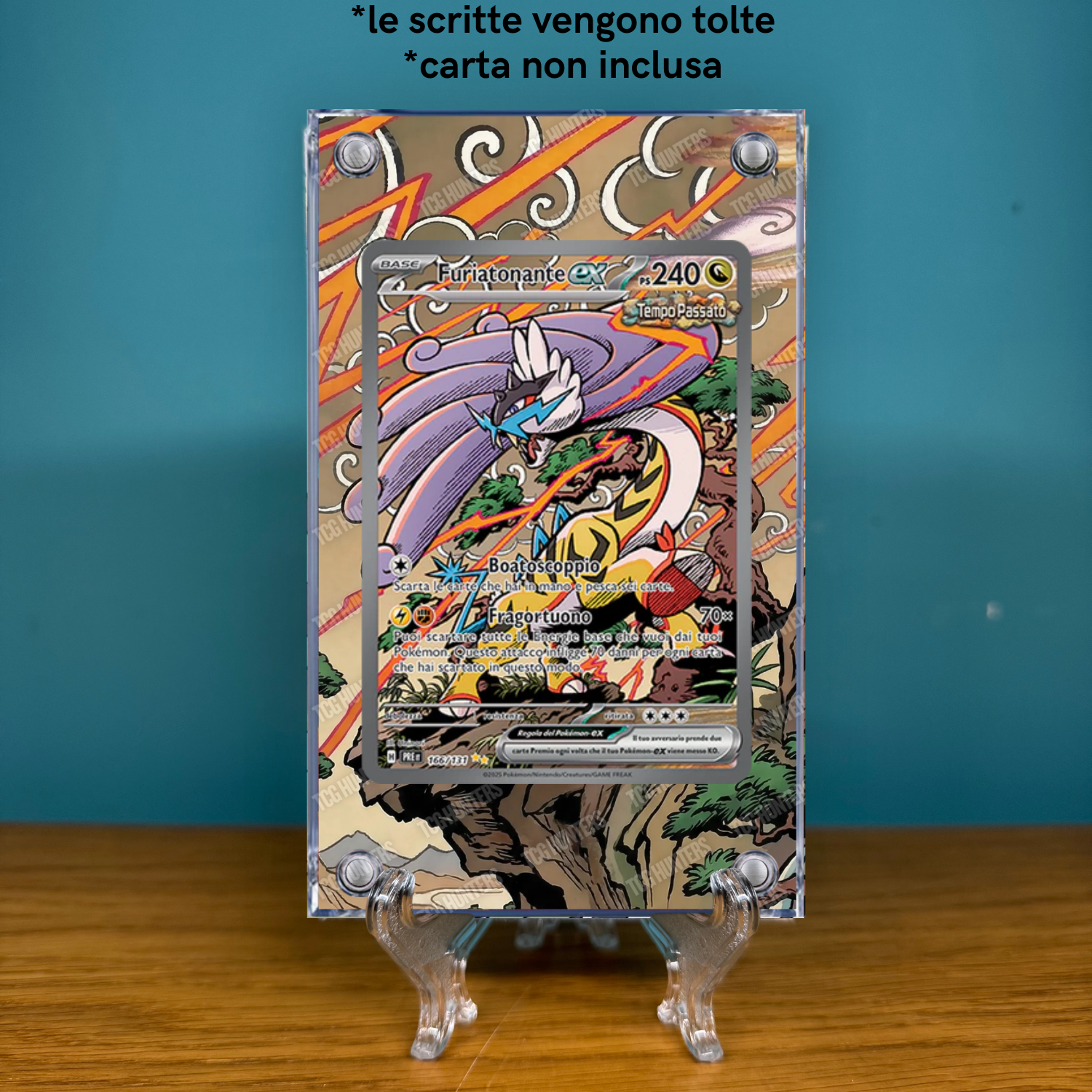 Pokémon Teca Magnetica Extended Art - Furiatonante PRE 166 | Display Case1