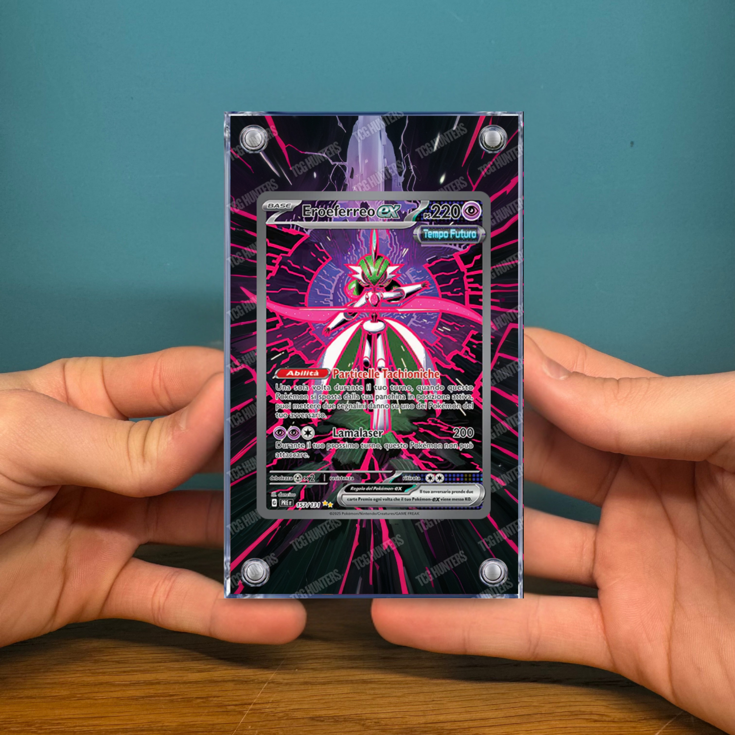 Pokémon Teca Magnetica Acrilico Extended Art - Eroeferreo PRE 157 | Display Case2