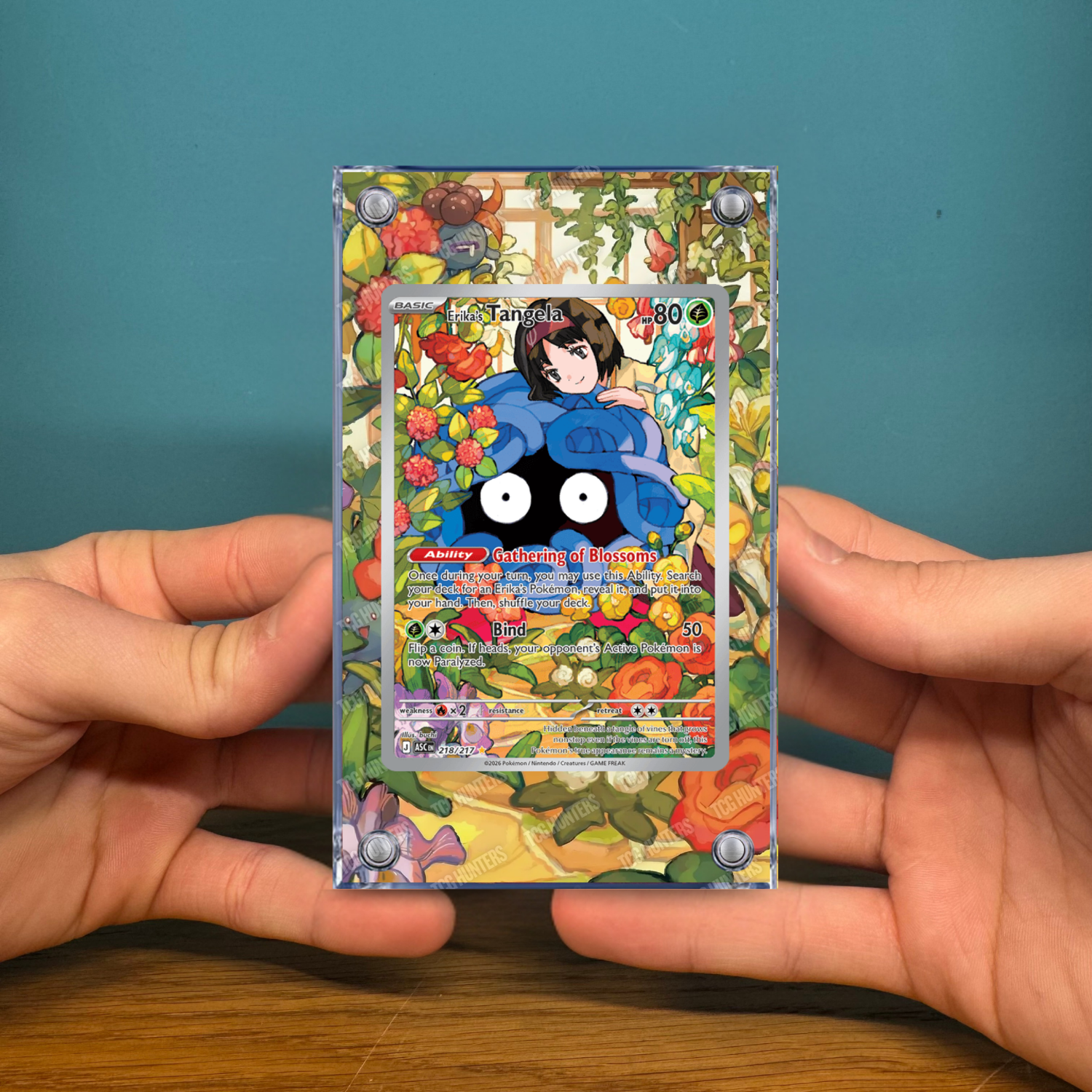 Pokémon Teca Magnetica Acrilico Extended Art - Tangela ASC 218 | Display Case2