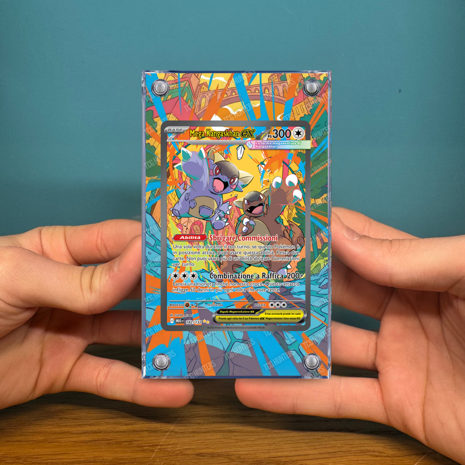 Pokémon Teca Magnetica Acrilico Extended Art - Kangaskhan MEG 182 | Display Case2