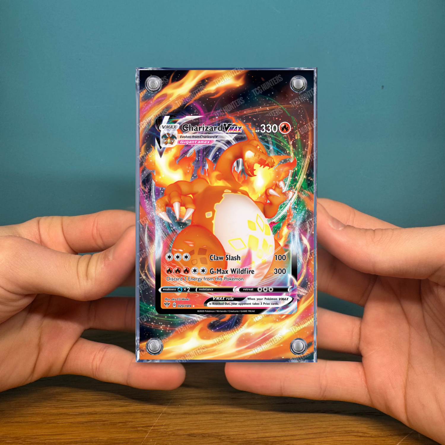 Pokémon Teca Magnetica Extended Art - Charizard VMAX DAA 20 | Display Case2