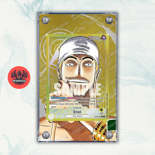 One Piece Teca Magnetica Extended Art - Enel (OP05-098) | Display Case0