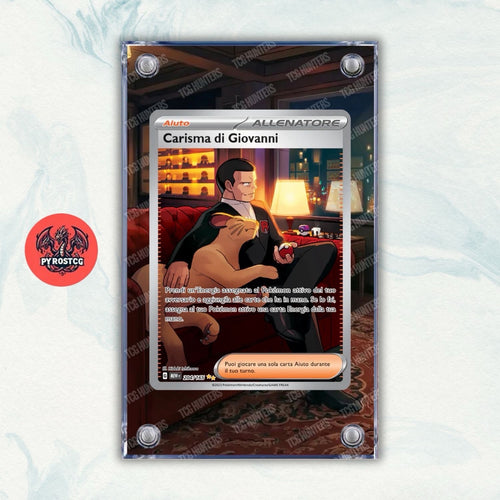Pokémon Teca Magnetica Acrilico Extended Art - Carisma Di Giovanni  | Display  0