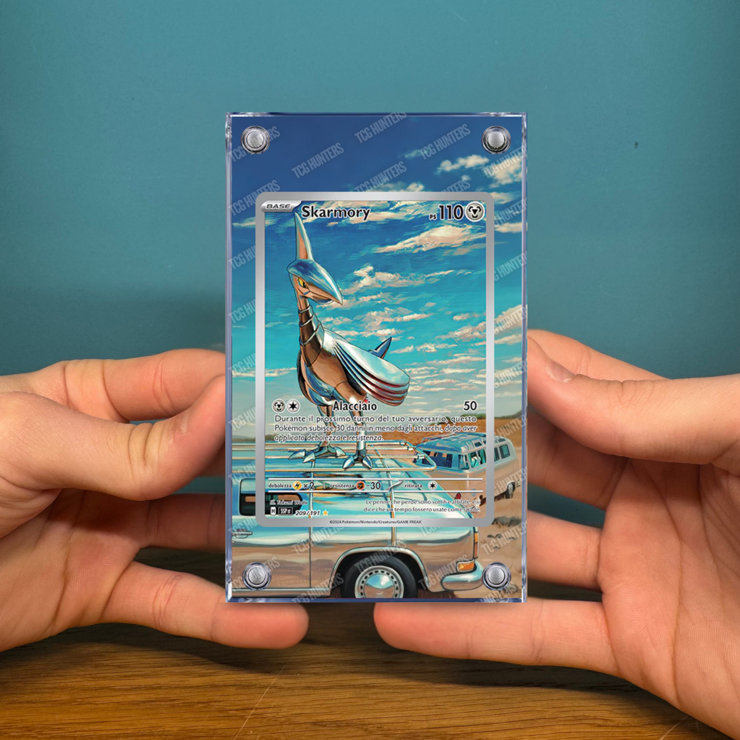 Pokémon Teca Magnetica Acrilico Extended Art - Skarmory SSP 209 | Display Case2