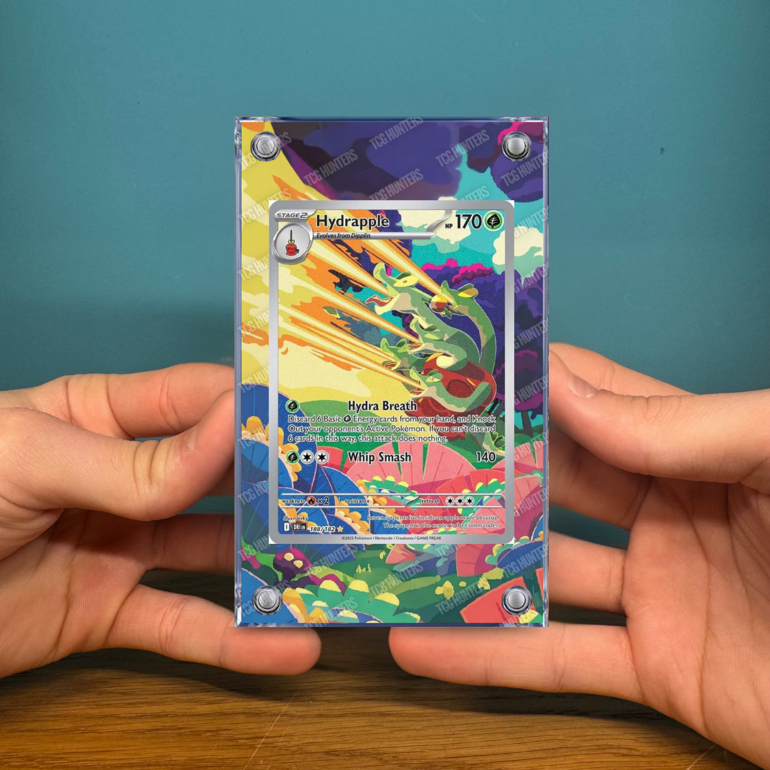 Pokémon Teca Magnetica Acrilico Extended Art - Hydrapple DRI 188 | Display Case2