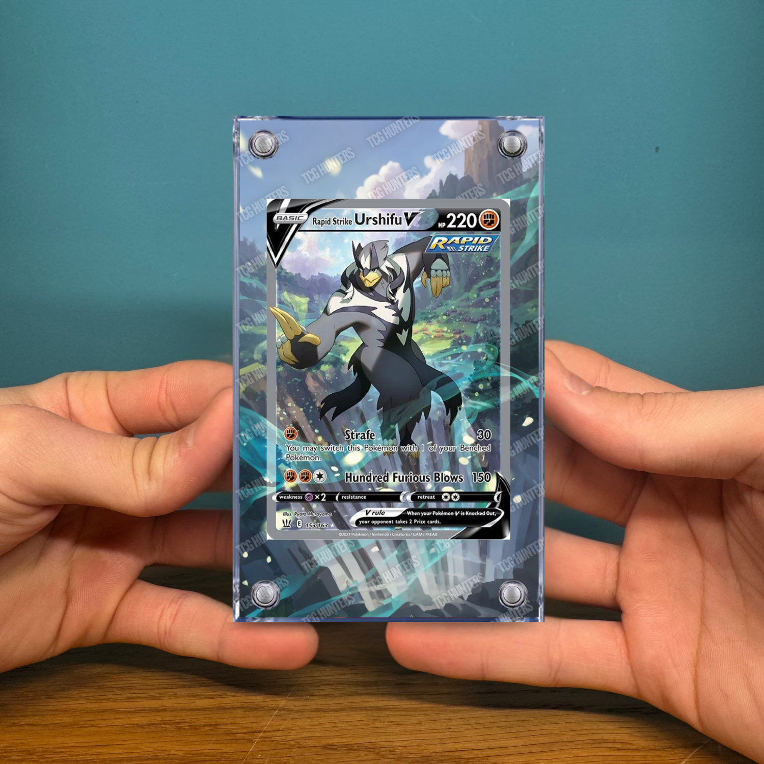 Pokémon Teca Magnetica Acrilico Extended Art - Urshifu V BST 153 | Display Case2