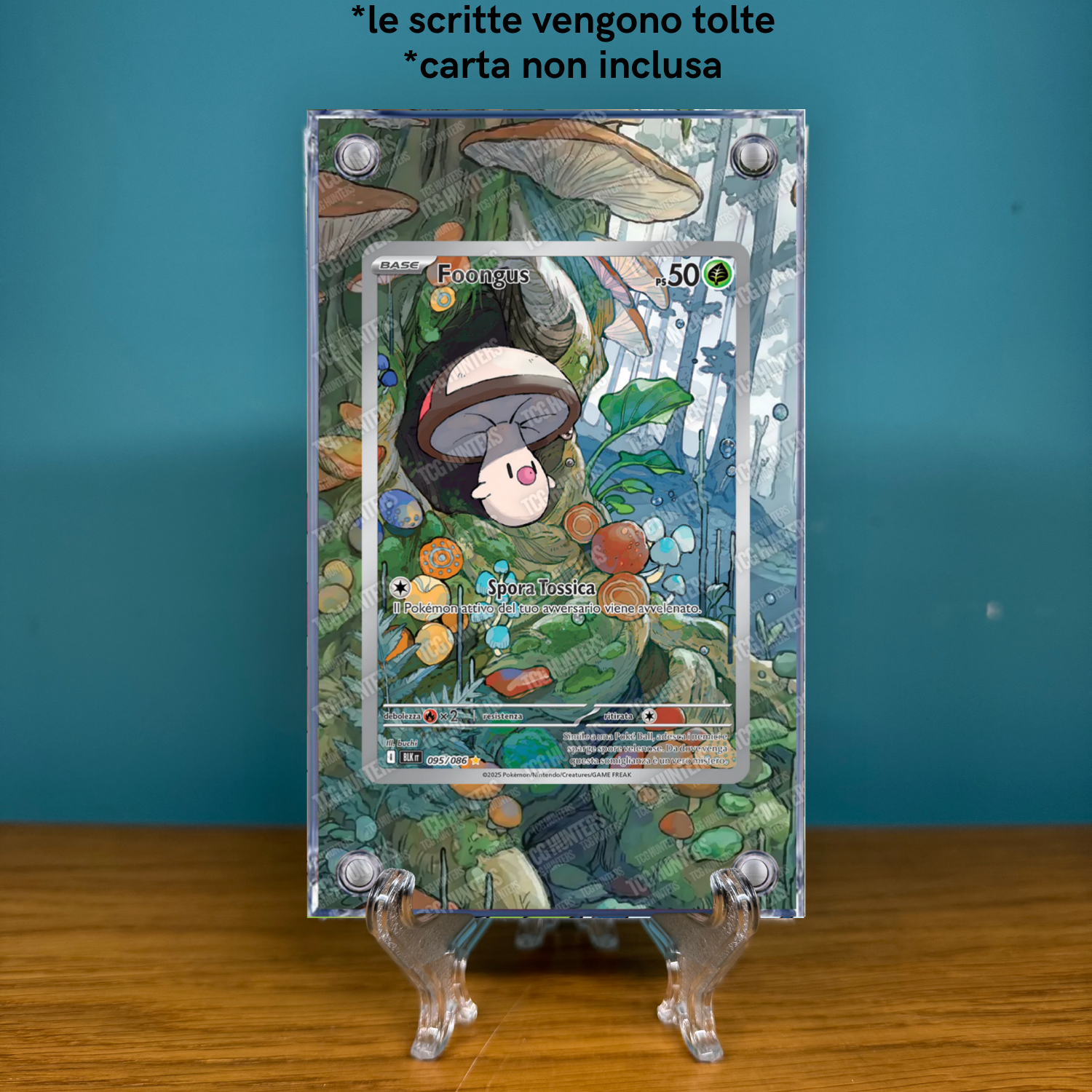 Pokémon Teca Magnetica Acrilico Extended Art - Foongus (BLK 095) | Display Case1