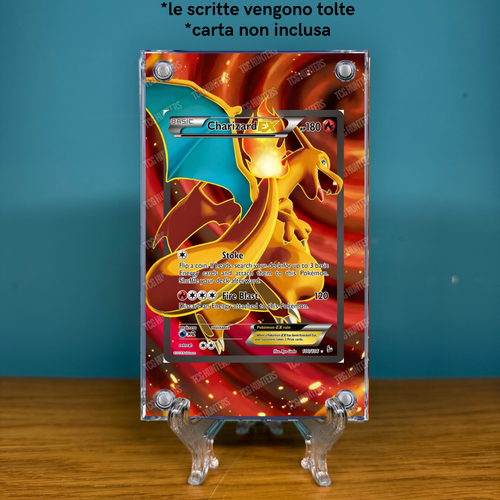 Pokémon Teca Magnetica Acrilico Extended Art - Charizard FLF 100 | Display Case1