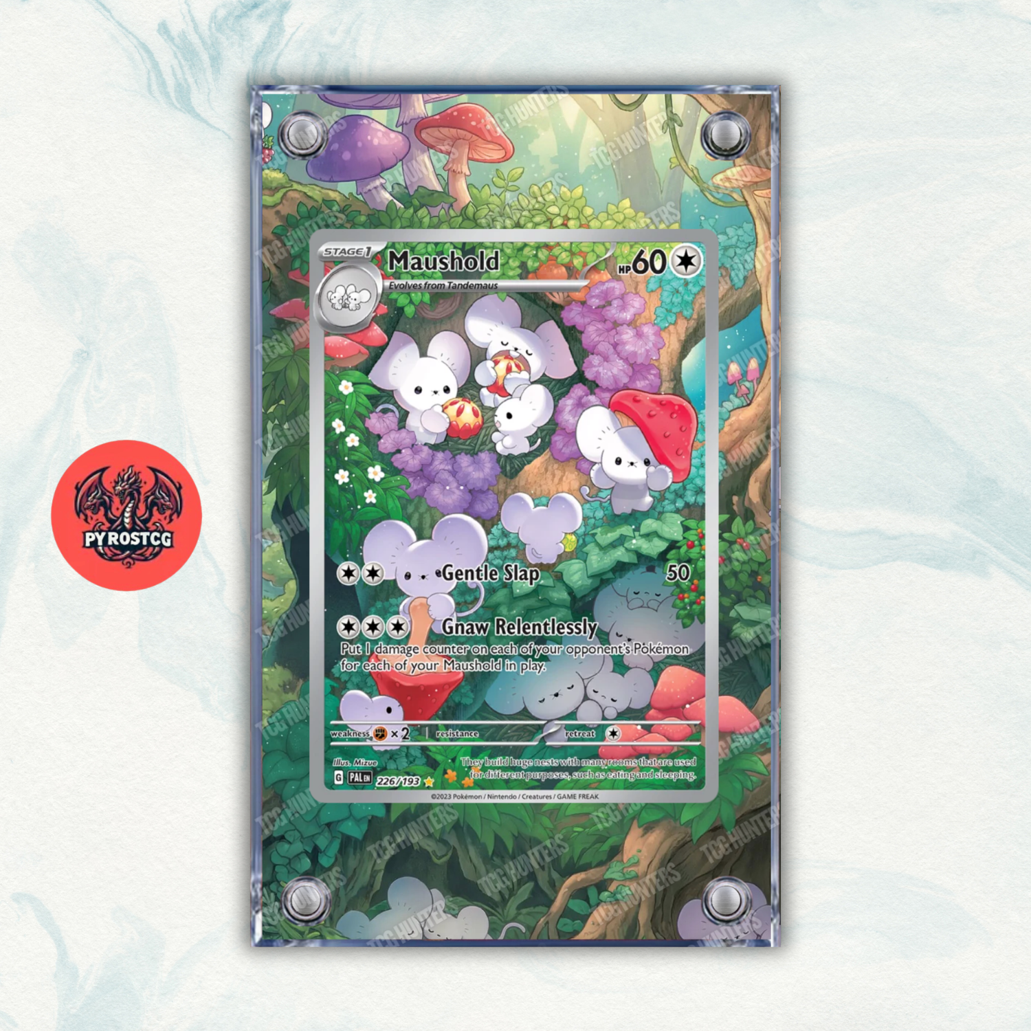 Pokémon Teca Magnetica Acrilico Extended Art - Maushold (PAL 226) | Display Case0