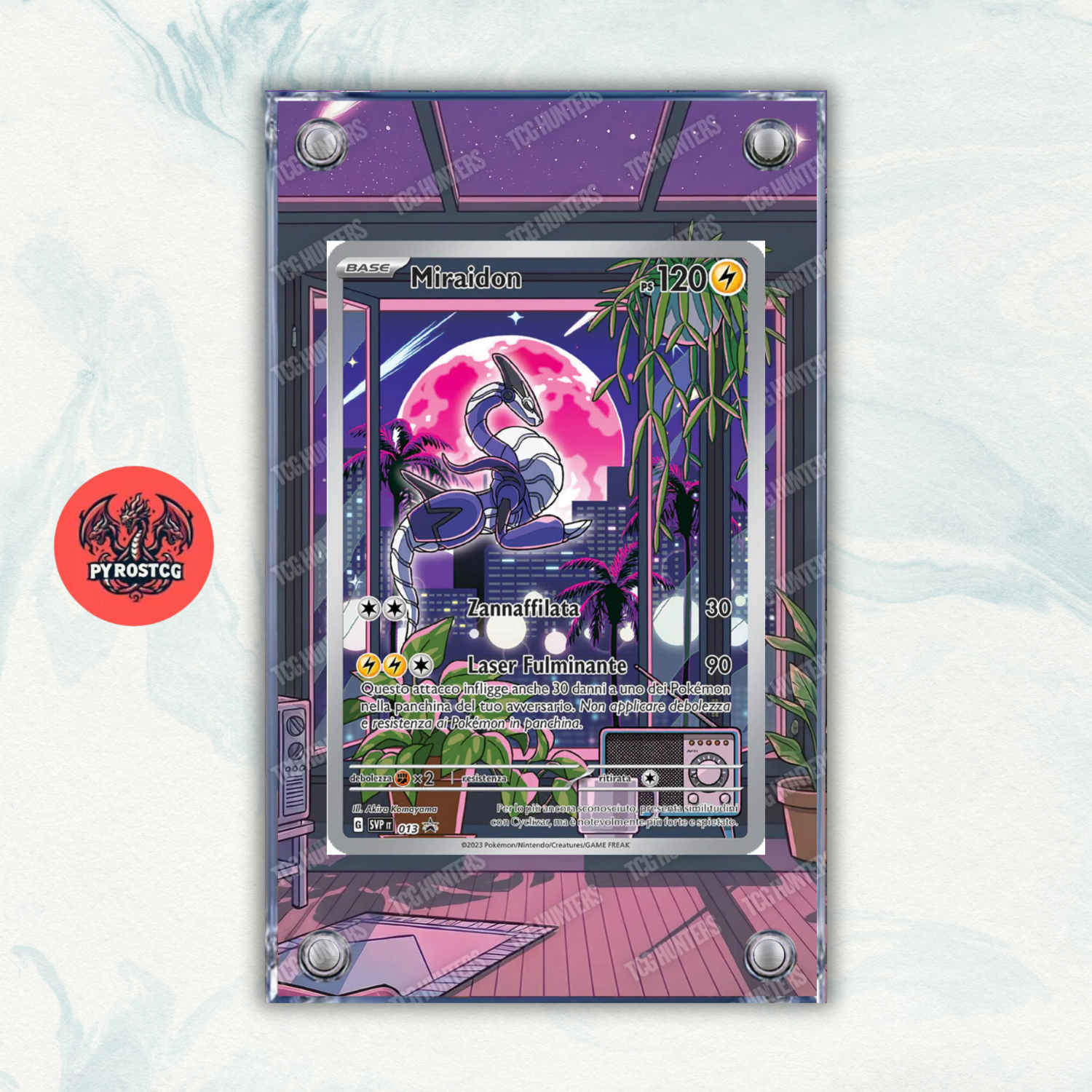 Pokémon Teca Magnetica Acrilico Extended Art - Miraidon SVP 013 | Display Case0
