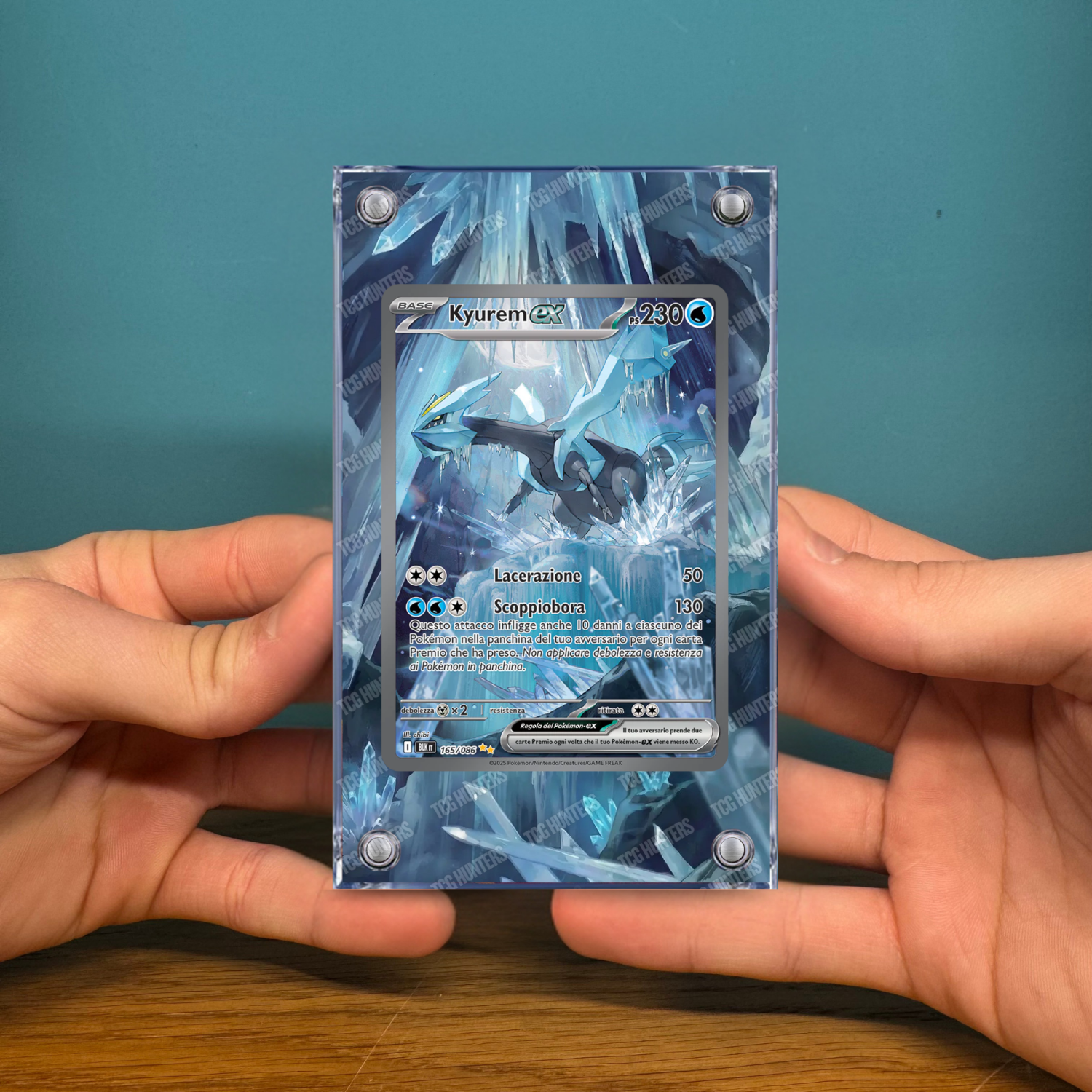 Pokémon Teca Magnetica Acrilico Extended Art - Kyurem ex BLK 165 | Display Case2