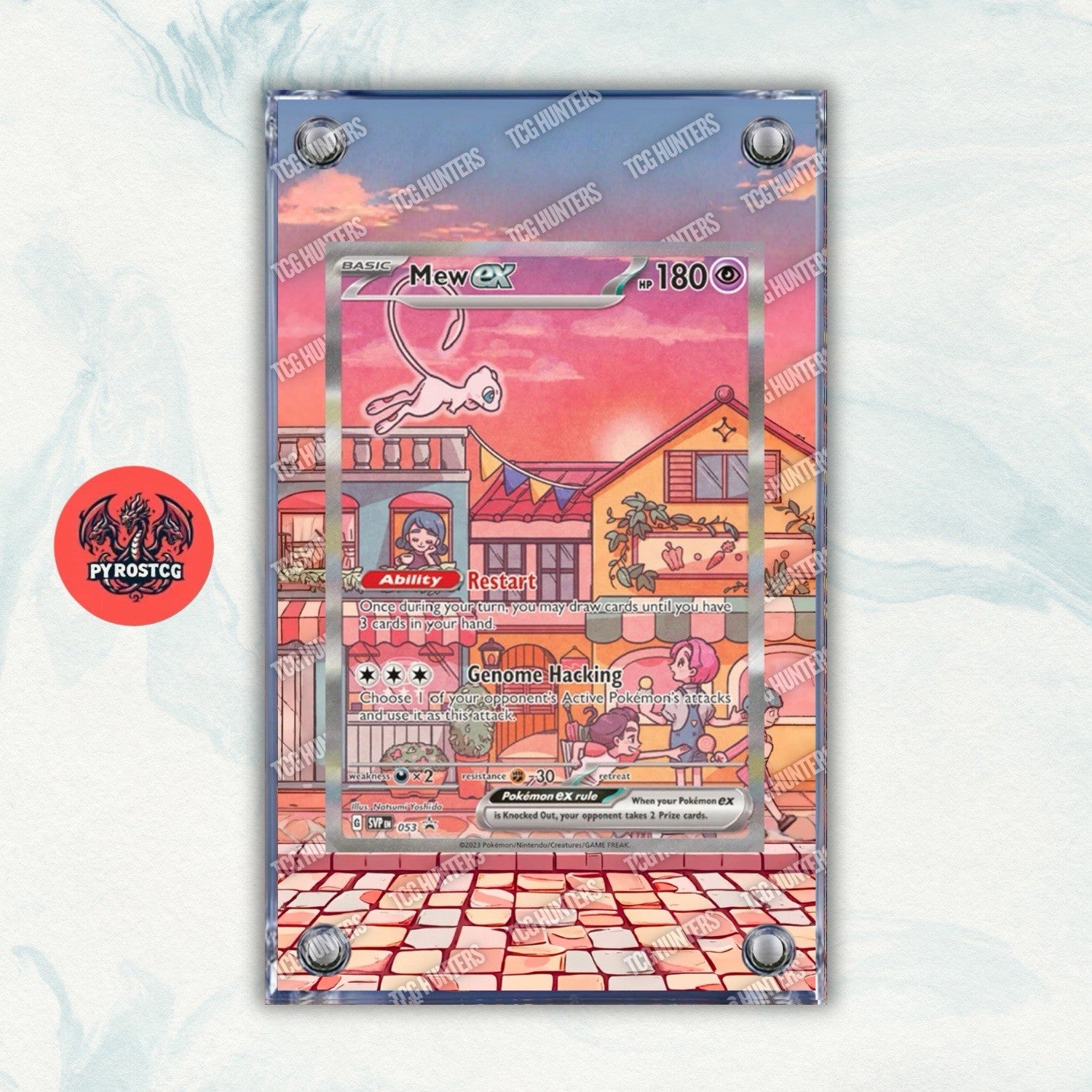 Pokémon Teca Magnetica Acrilico Extended Art - Mew SVP 053 | Display Case0