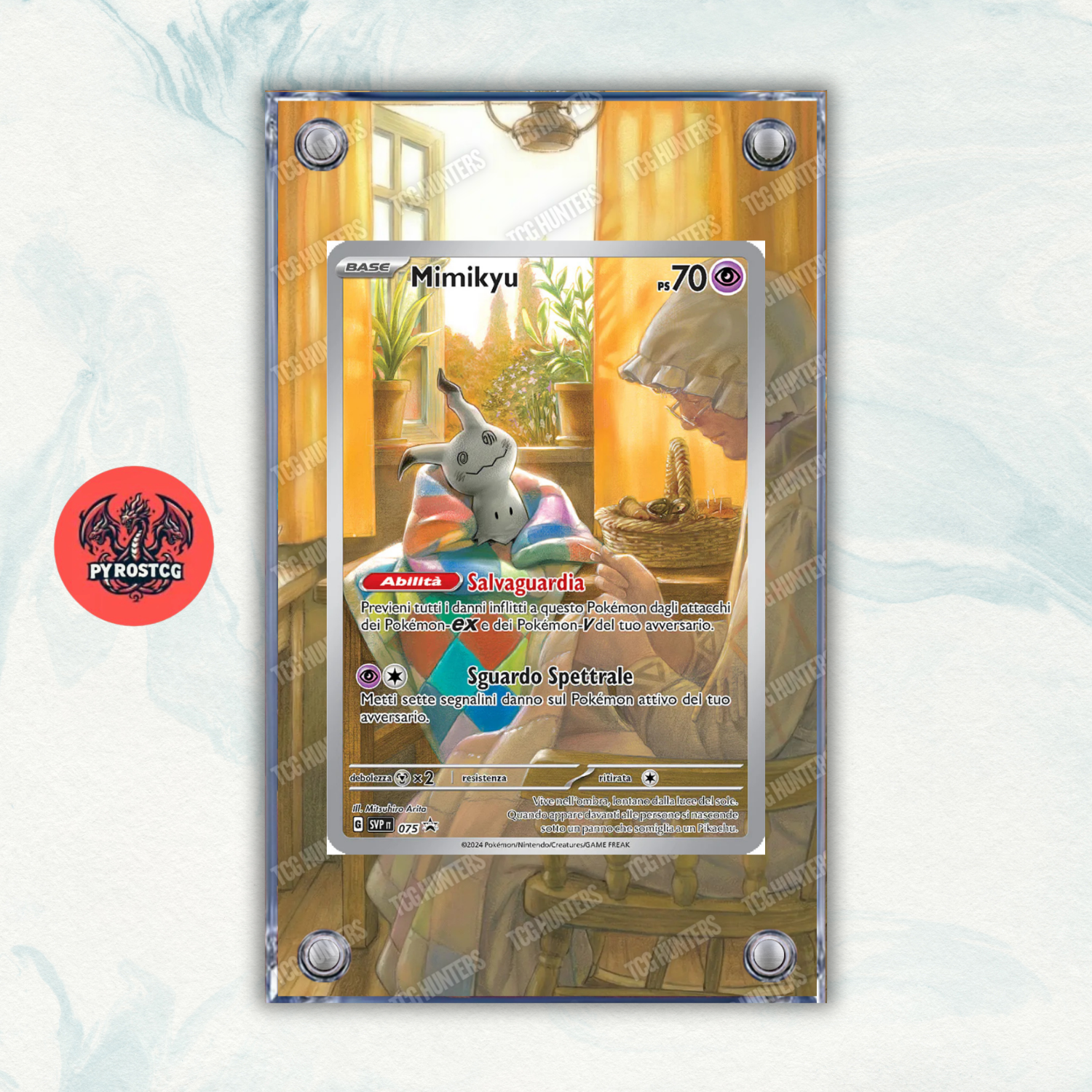 Pokémon Teca Magnetica Acrilico Extended Art - Mimikyu SVP 075 | Display Case0