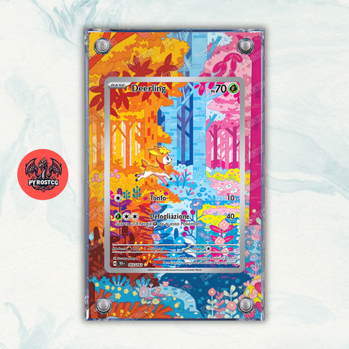 Pokémon Teca Magnetica Acrilico Extended Art - Deerling TEF 165 | Display Case0