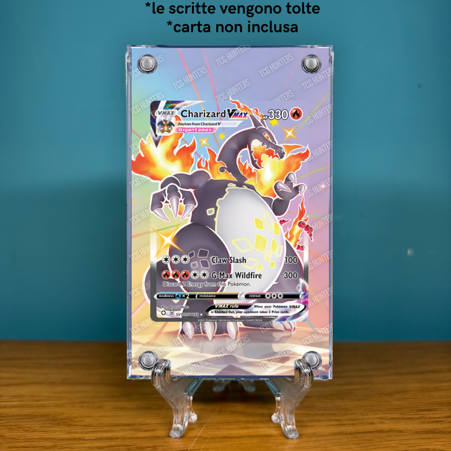 Pokémon Teca Magnetica Extended Art - Charizard VMAX SHF SV107 | Display Case1