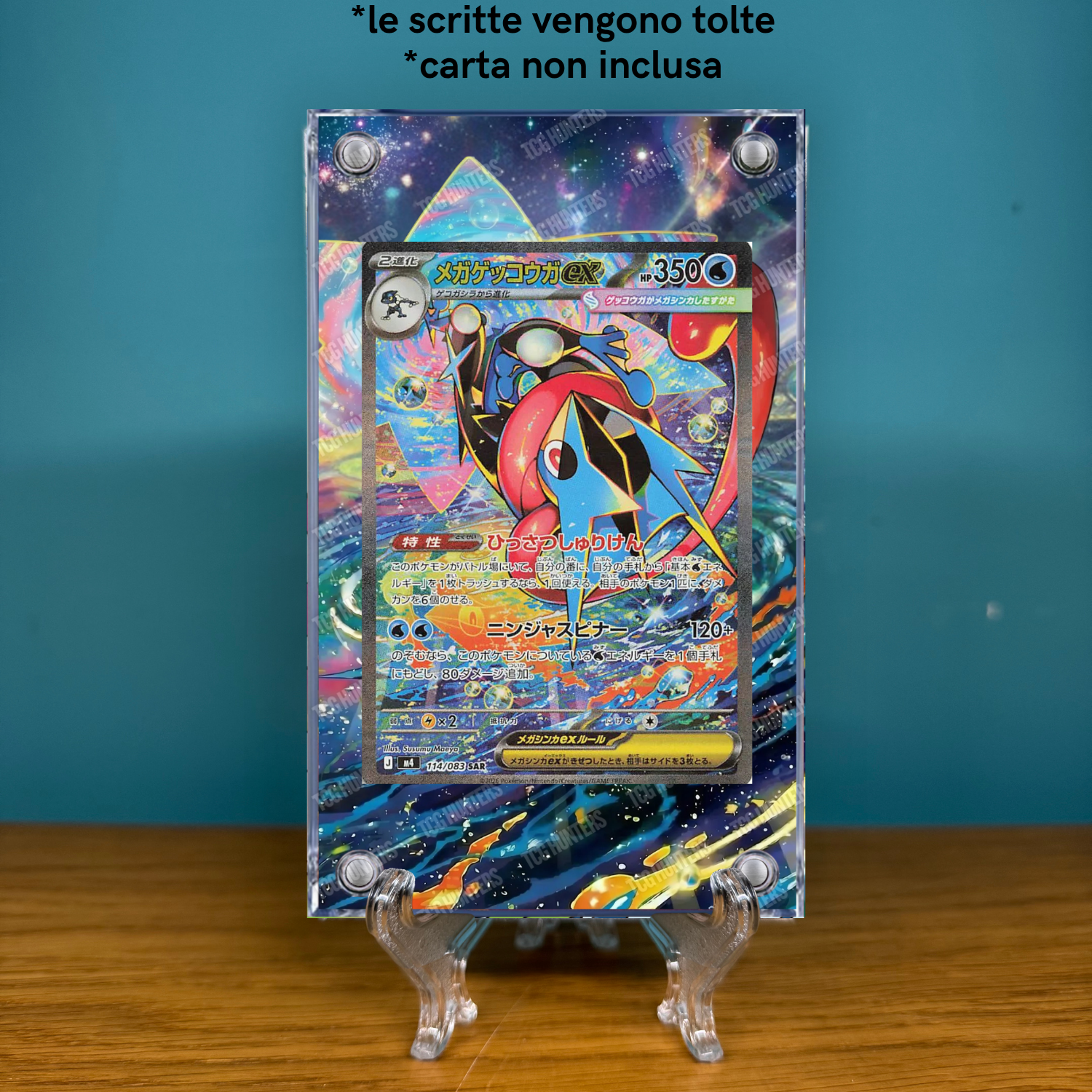 Pokémon Teca Magnetica Extended Art - Mega Greninja ex (m4 114) | Display Case1